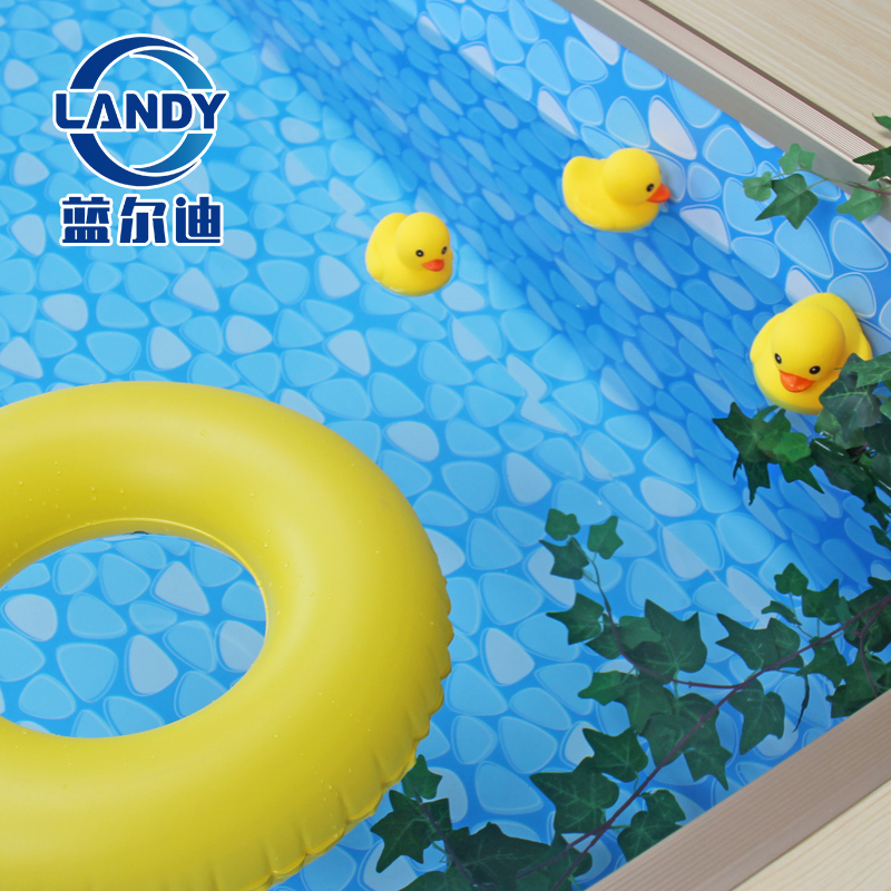 鹅卵石泳池胶膜